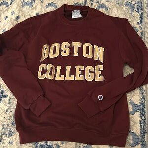 Boston college champion hoodie size medium.